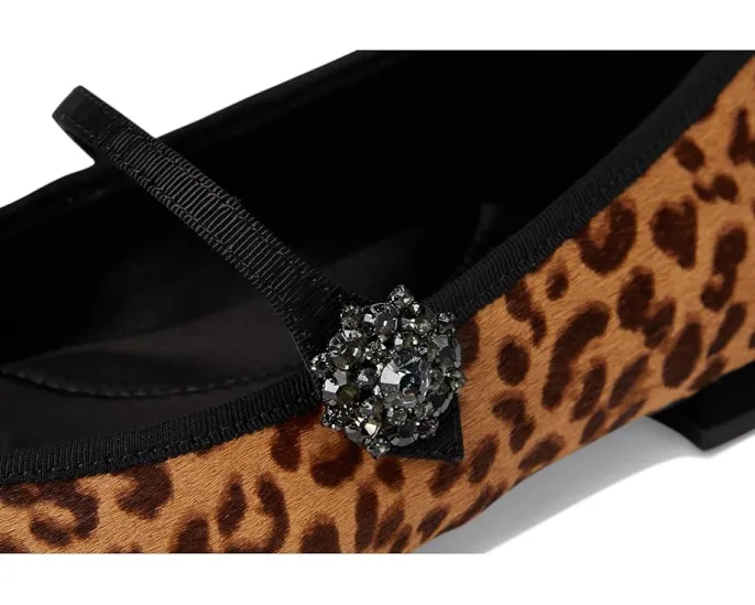 Туфли Mary Jane Birdies Goldfinch 15 с острым носком на низком каблуке из телячьей замши