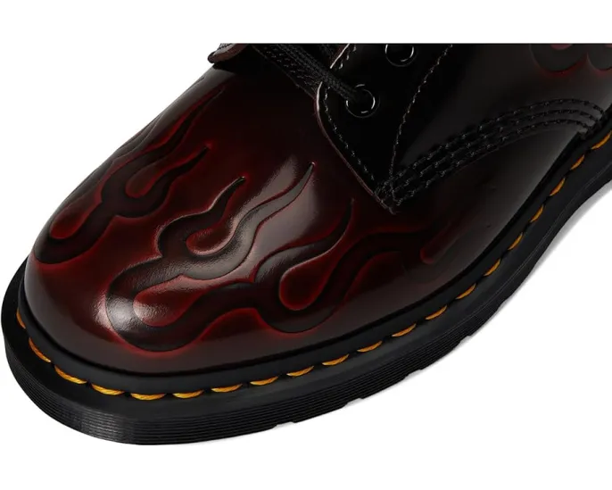 Ботинки Dr. Martens 1460 Inferno из кожи Arcadia с тиснением пламени