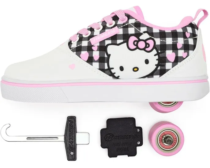 Детские кроссовки Heelys Pro 20 Hello Kitty с принтом и съемным колесом