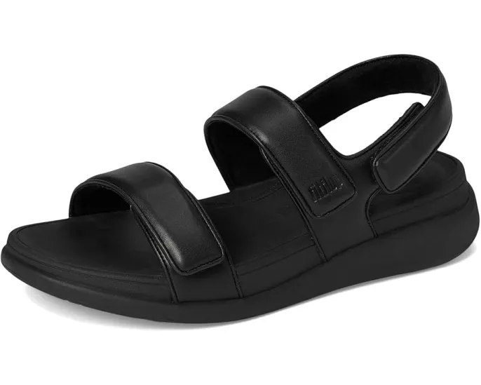 Сандалии FitFlop F-Mode Go Adjustable Flatform с регулируемыми ремешками и технологией Microwobbleboard