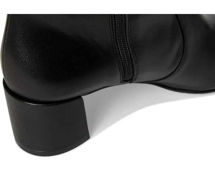 Ботильоны Stuart Weitzman Maeve Zip с квадратным носком на устойчивом каблуке