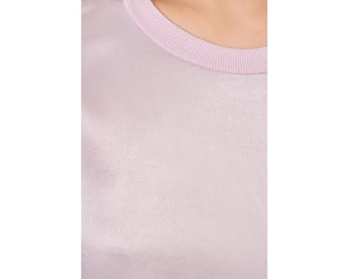 Michael Stars футболка Flow Tee с круглым вырезом из вискозы и рами