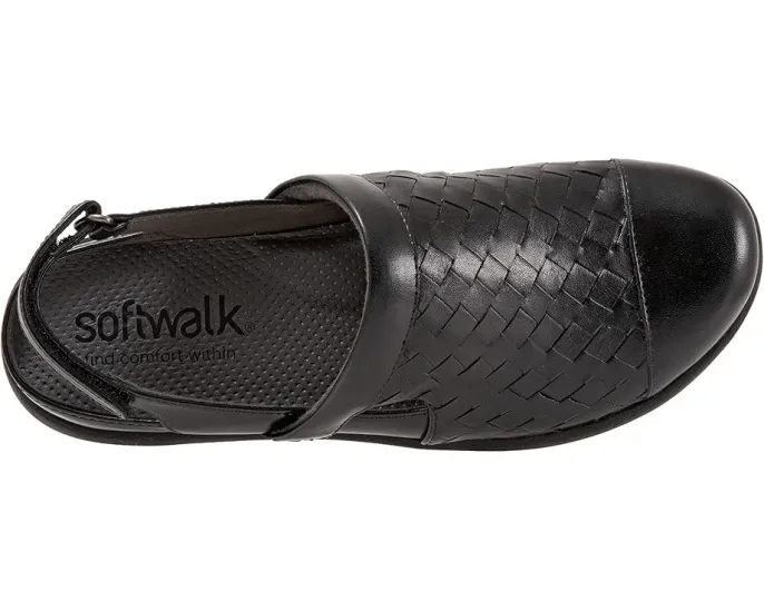 Сандалии SoftWalk Salina Woven II с плетеным верхом и регулируемой задней лямкой