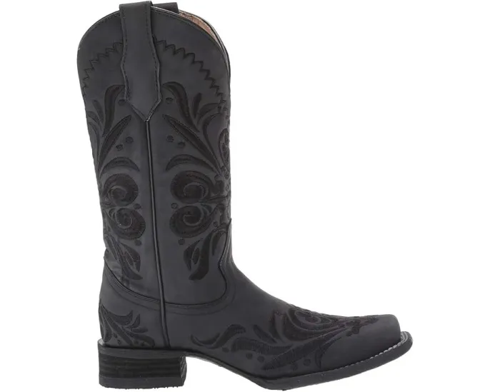 Сапоги Corral Boots L5464 с вышивкой в западном стиле и квадратным носком