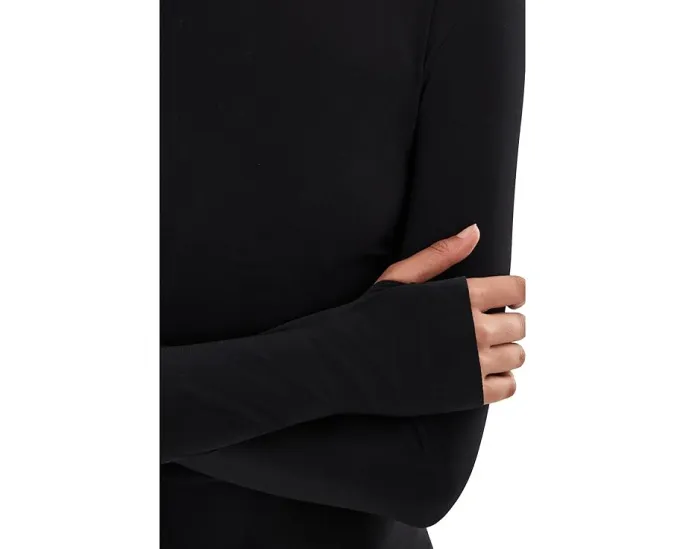 Длинное платье Norma Kamali с водолазкой