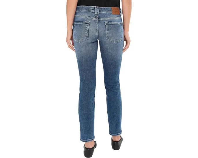 Джинсы Free People Oracle Low Rise Slim Straight с заниженной талией