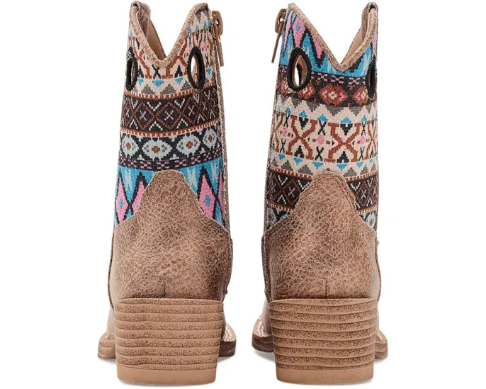 Сапоги Willow Aztec для малышей с принтом и квадратным носком от Roper Kids