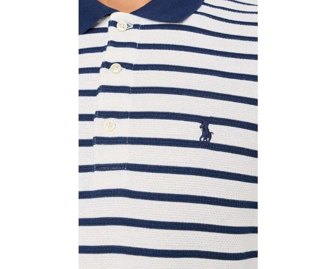 Повседневная поло Polo Ralph Lauren с полосатым узором и свободным кроем