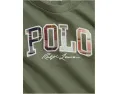 Хлопковое джерси-поло с логотипом Madras от Polo Ralph Lauren