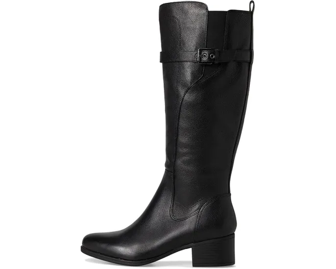 Высокие сапоги Naturalizer Kenna до колена с ремнем и пряжкой в ковбойском стиле