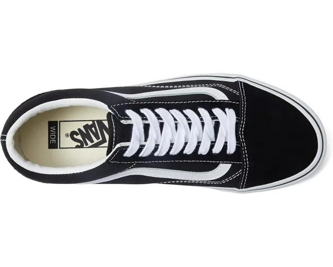 Кроссовки Vans Old Skool Wide на широкой колодке с боковой полосой