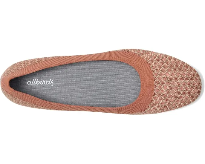 Балетки Allbirds Tree Breezer Retreat Knit с фактурным трикотажным верхом