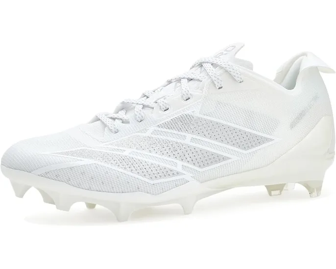 Бутсы Adidas Adizero Electric для американского футбола белые с золотым