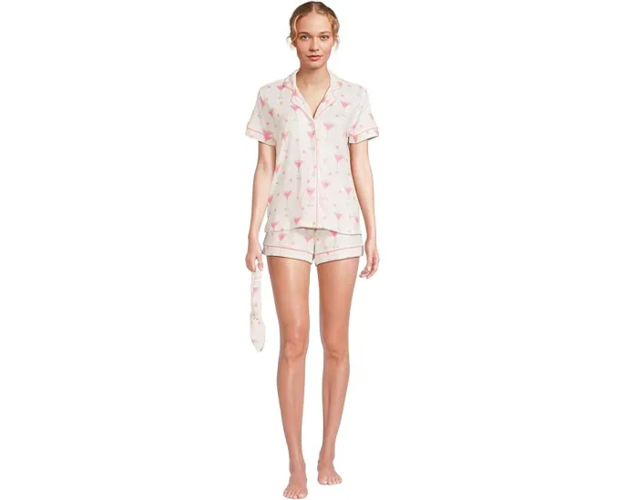 Пижамный комплект P.J. Salvage Tini Time с принтом в виде мартини