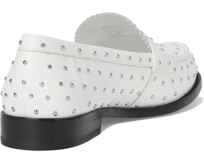 Лоферы Tory Burch Classic Stud с металлическими шипами облачно серебристые