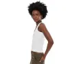 Топ Madewell (Re)Generative Cotton с рибленой фактурой и округлым вырезом
