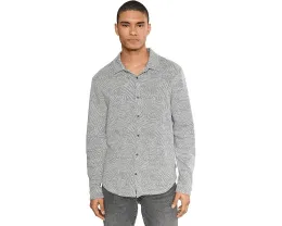 Рубашка John Varvatos Paladino с отложным воротником и длинными рукавами