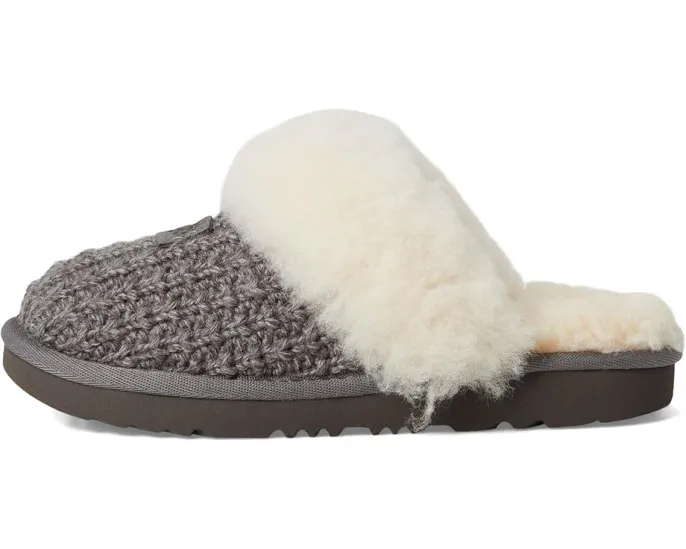 Детские тапочки UGG Kids Cozy II Knit с подкладкой UGGplush