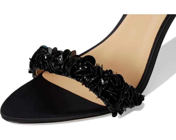 Босоножки Badgley Mischka Venus на шпильке с кристаллами и перекрестными ремешками