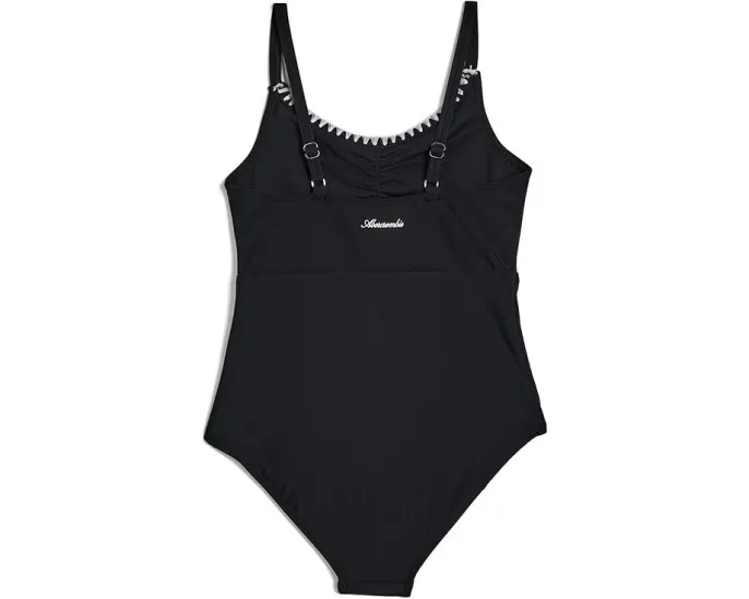 Цельный купальник с драпировкой и вырезом для детей от abercrombie kids