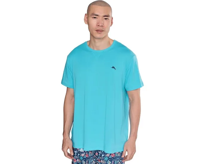 Футболка Tommy Bahama из хлопка и модала с коротким рукавом