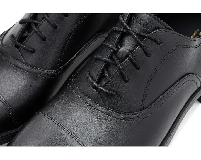 Оксфорды Cole Haan Newmark Grand с мыском и кожаной подкладкой