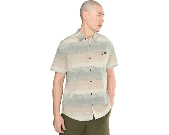 Рубашка Hurley Lido Stripe с коротким рукавом в полоску