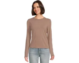 Футболка Michael Stars Clarissa с длинным рукавом и круглым вырезом