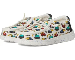 Детские кеды Hey Dude Wally Trucks для малышей с память формы и верхом из хлопка