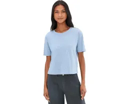 Укороченная футболка Mod-o-doc с квадратным силуэтом и круглым вырезом