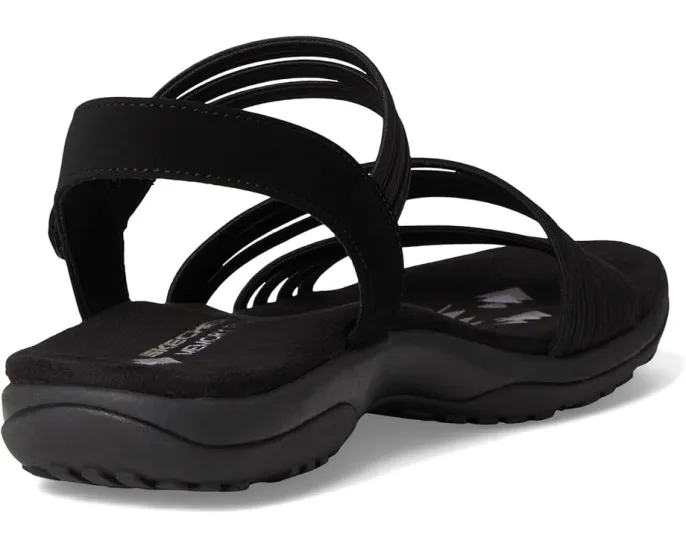 Водостойкие сандалии Skechers Reggae Slim Coffee Run с технологией Stretch Fit и стелькой Memory Foam