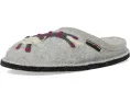 Тапочки Haflinger Katze из вареной шерсти с вышивкой