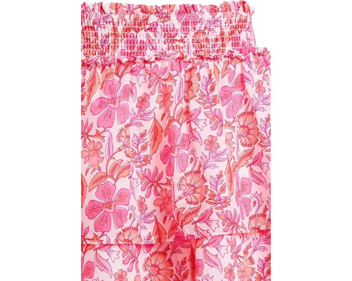 Детская юбка Vineyard Vines Gemma с ярусным дизайном и присборенной талией