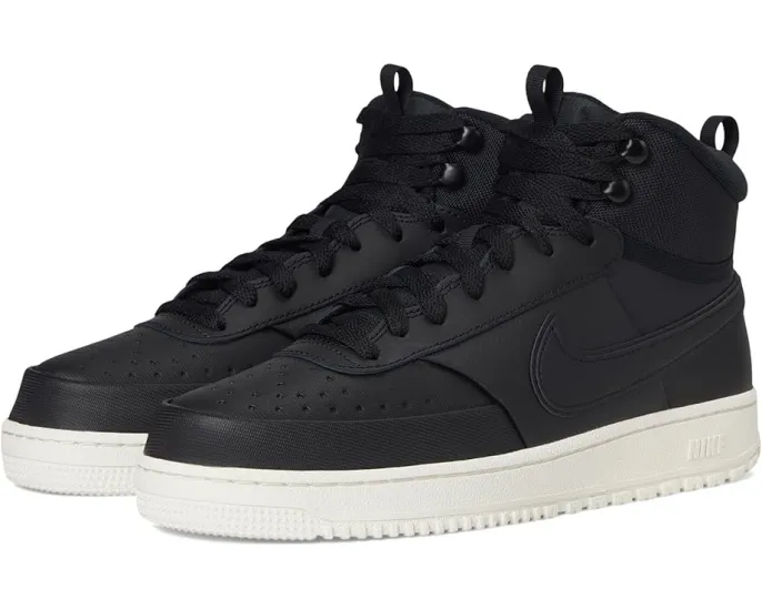 Кроссовки Nike Court Vision Mid с верхом из искусственной кожи и удобным воротником