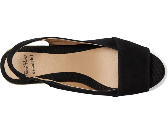 Сандалии Toni Pons Monza-A на клиновидном каблуке с ремешком на щиколотке