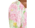 Платье макси с коротким рукавом Lilly Pulitzer Hadly на резинке и ярусами
