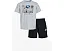 Детский комплект adidas Kids из футболки с принтом и коротких шорт с эластичным поясом