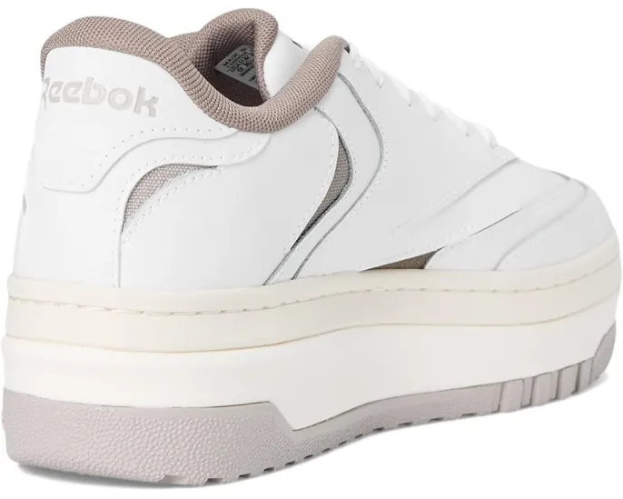 Кроссовки Reebok Club C Extra с платформенной подошвой и кожаным верхом