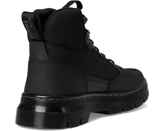 Кроссовки Dr. Martens Rakim Mk.02 высокие с верхом из премиальной кожи и переработанного холста