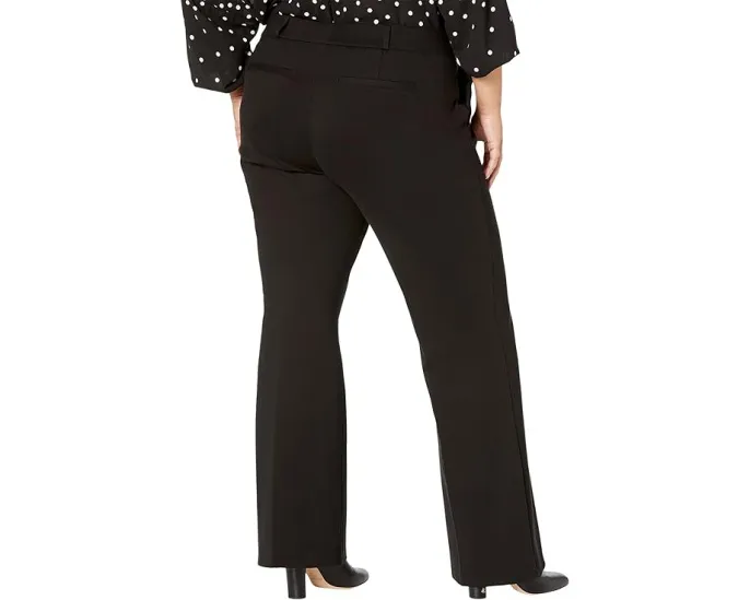 Брюки NYDJ Plus Size с расклешенными штанинами и эластичным поясом
