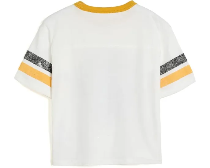 Футболка NFL Pittsburgh Steelers с полосатым ярмом Junk Food Clothing Kids