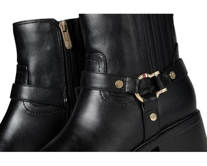 Ботильоны Varik от Tommy Hilfiger с круглым носком и молнией