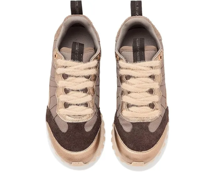 Кроссовки Nevis AllSaints из замши с массивной подошвой