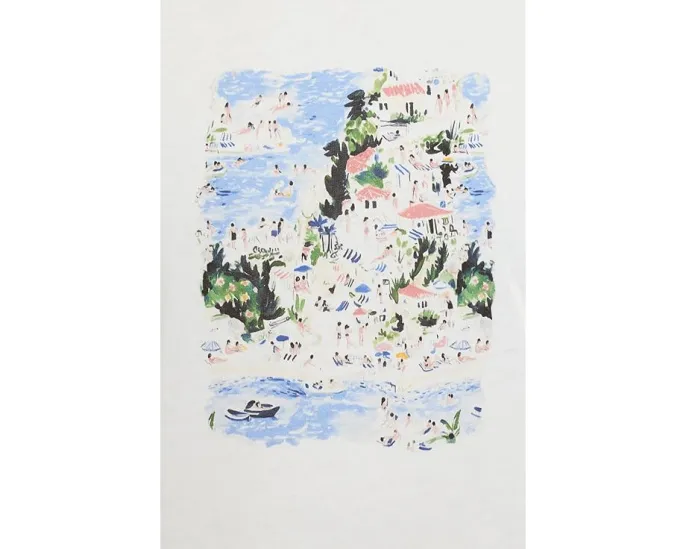 Футболка с принтом Coastal Print Lilla P