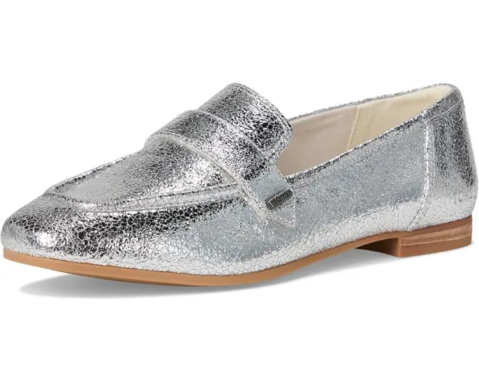 Лоферы TOMS Lynette из кожи с квадратным носком и ремешком