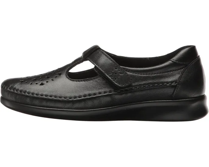 Мокасины SAS Loafers с Т-образным ремешком на липучке
