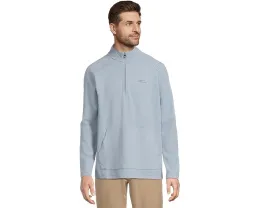 Толстовка TravisMathew Performance Waffle с полузастежкой и карманом кенгуру