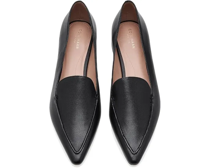 Лоферы Beatrice от Cole Haan с квадратным носком из черной кожи