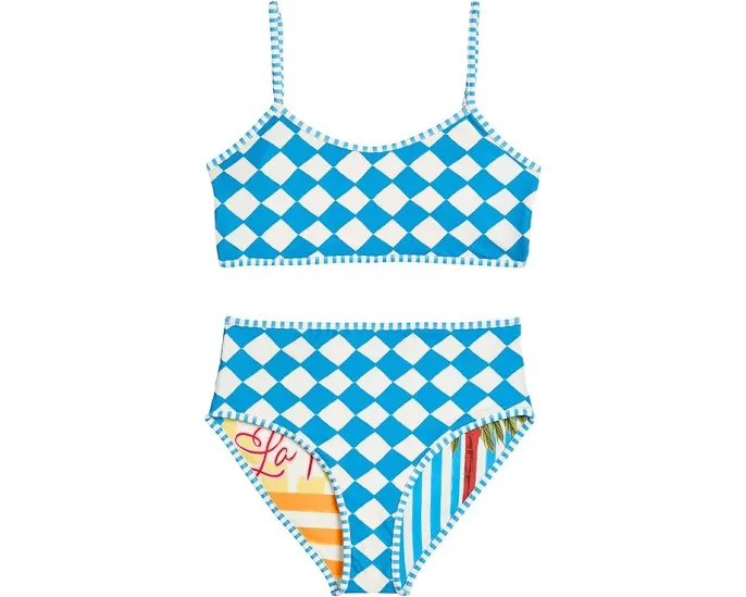 Детский купальник Beach Static Anse для девочек от Maaji Kids с полностью реверсивным принтом