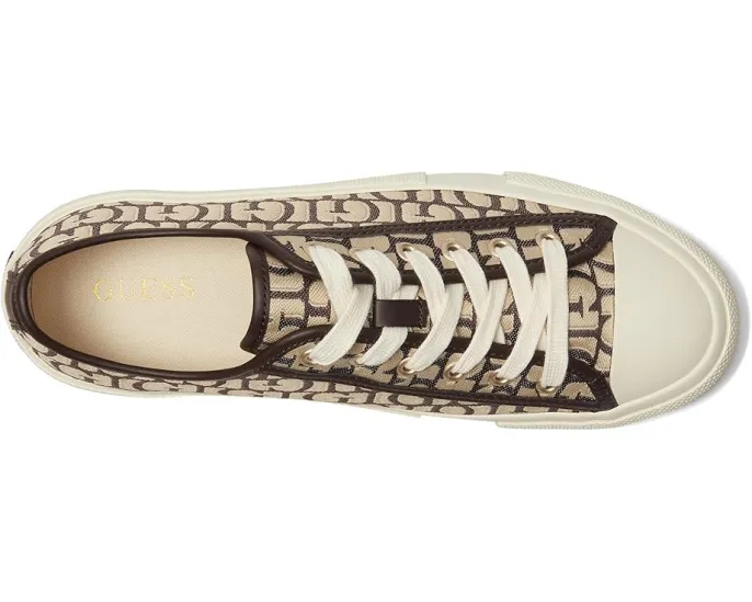 Кроссовки GUESS Carey низкие с логотипом G и резиновой подошвой